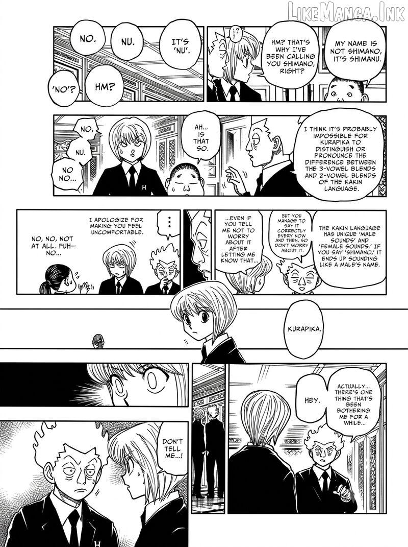 Hunter x Hunter, Chapter 412 image 04